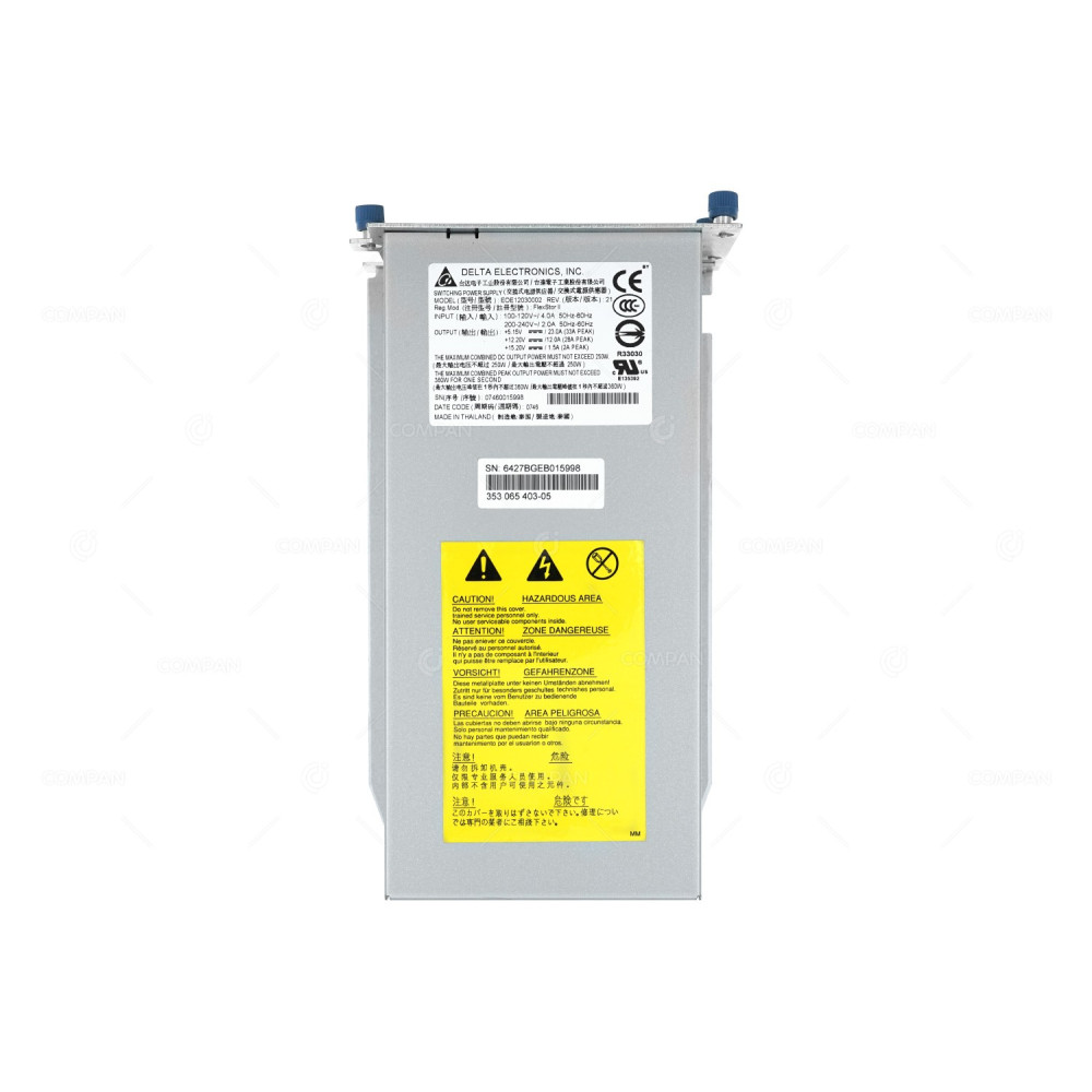 440328-001 HP 250W REDUNDANT POWER SUPPLY FOR HP MSL4048 MSL8096